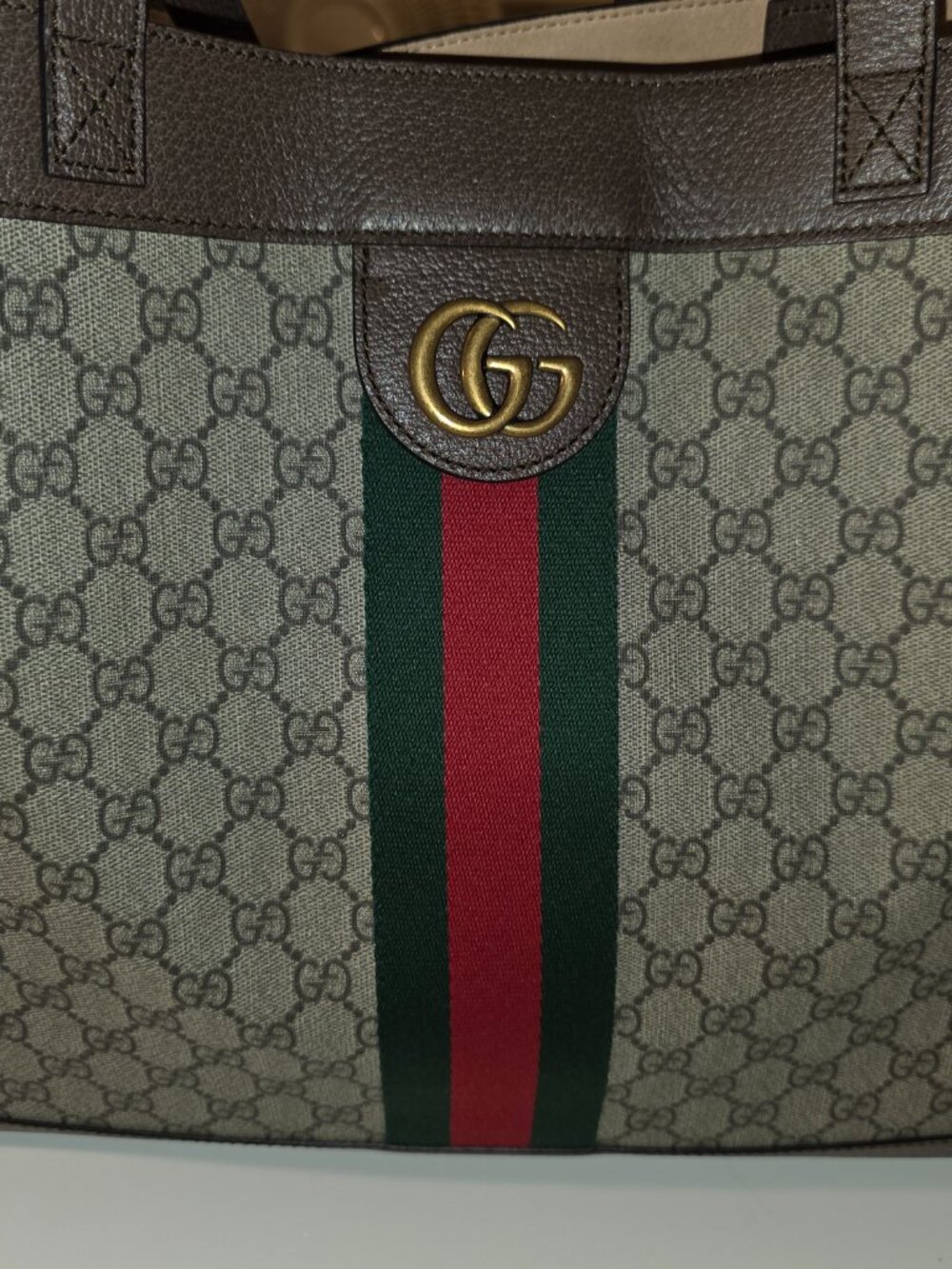 Gucci Supreme Monogram Flora Web Large Ophidia - Picture 6 of 6
